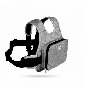 Chaleco bolsillo gris premium