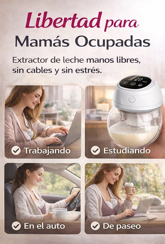 Extractor de leche materna inalambrico