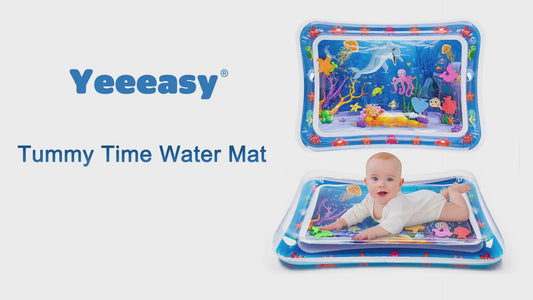 Bebe tapete  estimulacion con agua