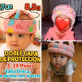  niña - Solo el protector de cabeza rosado