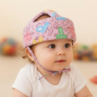 Protector de cabeza para bebe niña
